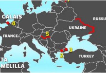 Recinzioni di tutta Europa: la mappa