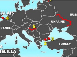 Recinzioni di tutta Europa: la mappa