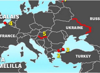 Recinzioni di tutta Europa: la mappa