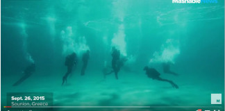 La prima performance di danza subacquea del mondo : ‘Gocce di respiro’ – ‘fantastici diversamente abili in azione’