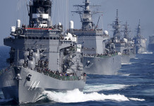Giappone : mostra potenza navale – reazione alla flotta US nel Pacifico
