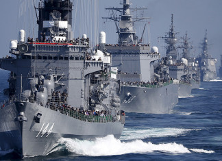 Giappone : mostra potenza navale – reazione alla flotta US nel Pacifico
