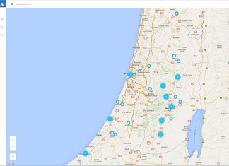 Mappa aggiornata in tempo reale degli attacchi terroristici in Israele