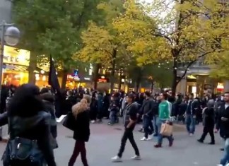 HANNOVER : Panico tra i passanti in una manifestazione di islamisti