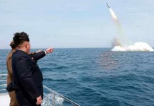 Corea del Nord : Fallisce lancio missili balistici dai sottomarini