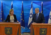 ISRAELE : Sospende Contatti con UE su Processo di Pace in Medio Oriente