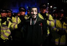 La polizia pianifica il blocco di Westminster – ‘La marcia di milioni di maschere’