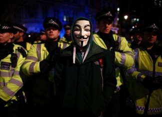 La polizia pianifica il blocco di Westminster – ‘La marcia di milioni di maschere’