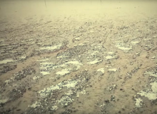 VIDEO – ARABIA SAUDITA : Pioggia e Ghiaccio nel Deserto