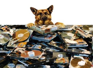 La polizia cani addestrati per fiutare Hard Drives per arrivare ai pedofili