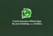 WhatsAPP : BUG – 4000 smile e crash