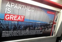 Attivisti pro-Palestina tappezzano metro di Londra con manifesti contro Israele