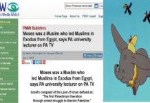 PALESTINESI : Mosè condusse i musulmani fuori dall’Egitto – SI… E DUMBO VOLA