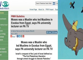 PALESTINESI : Mosè condusse i musulmani fuori dall’Egitto – SI… E DUMBO VOLA