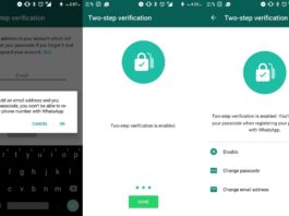 WhatsApp Adds 2-Step Verification Passcod