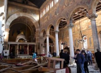 CAIRO : Video of Destruction of Coptic Cathedral at Hands of Islamists