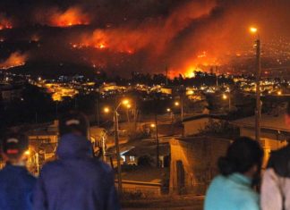CHILE : ravaged by worst wildfires in country’s modern history