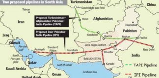 US : New Strategy – desire to attach Central Asia to South Asia and Europe via Afghanistan