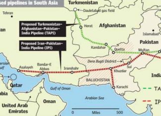 US : New Strategy – desire to attach Central Asia to South Asia and Europe via Afghanistan