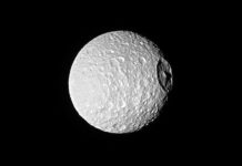 Saturn’s spooky ‘Death Star’ moon captured in closest-ever NASA image