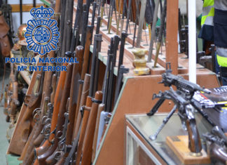 Spanish police seize €10mn worth of black market weapons