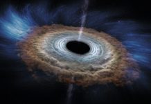 NASA : Supermassive black hole rocketing through space at five million miles an hour
