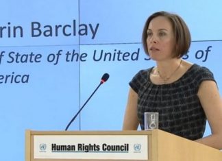 Gli Stati Uniti hanno velatamente minacciato di ritirarsi dal Consiglio Onu per i diritti umani se l’organismo non porrà fine alla sua incessante “ossessione” contro Israele