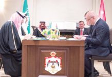 King Salman – King Abdallah witness signing of key pacts in Amman