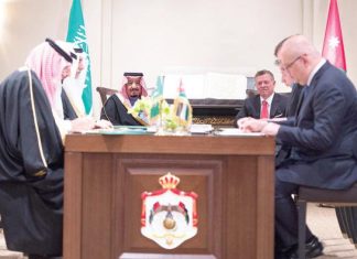King Salman – King Abdallah witness signing of key pacts in Amman