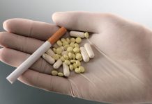 Nicotine normalizes brain activity deficits that are key to schizophrenia