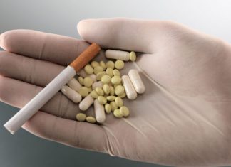 Nicotine normalizes brain activity deficits that are key to schizophrenia