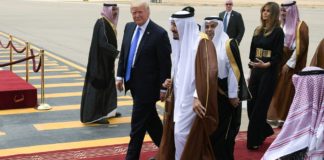 US President Donald Trump first trip in Saudi Arabia
