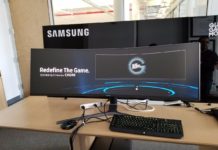 Samsung introduced the first monitor in the new super ultrawide category