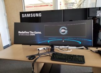 Samsung introduced the first monitor in the new super ultrawide category