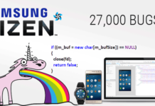 Researcher Claims Samsung’s Tizen OS is Poorly Programmed – Contains 27000 Bugs