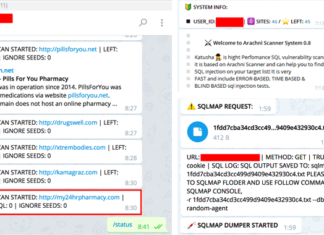 Katyusha Scanner — Telegram-based Fully Automated SQL Injection Tool