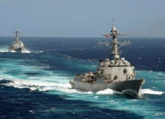 US fires warning shots to stop Iran navy vessel in Gulf