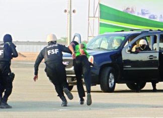 SAUDI ARABIA : New Saudi military graduates display their anti-terror fighting skills