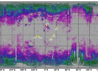 First Global Map of water in Moon’s Soil