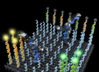 Sorting molecules with DNA robots