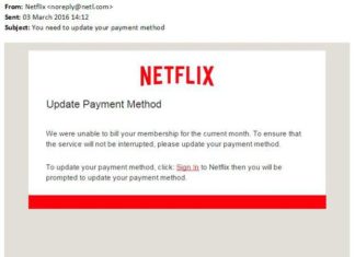 New Netflix phishing scam