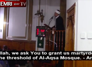 New Jersey Imam Prays for Death of Jews