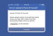 Facebook new captcha wants users to upload a clear photo of them