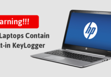 Pre-Installed Keylogger Found On Over 460 HP Laptop Models