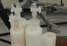 3-D printing reactor modules for creating pharmaceuticals on demand