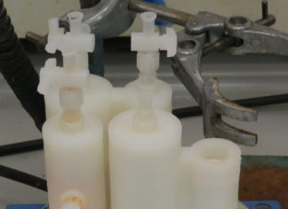 3-D printing reactor modules for creating pharmaceuticals on demand