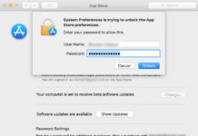 macOS High Sierra App Store Preferences Can Be Unlocked Without a Password
