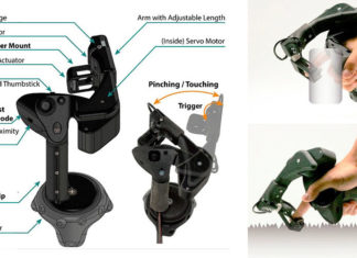Canetroller for visually impaired is designed for exploring virtual worlds