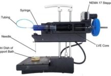 Researchers have developed a low-cost 3-D bioprinter
