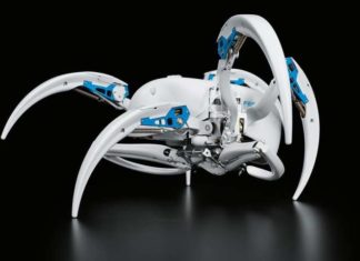 Robot takes cues from spider that can walk and roll